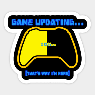 Game Updating Sticker